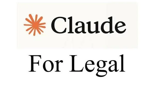 Claude for Legal 的標題圖，Claude 的星芒標誌搭配「For Legal」字樣